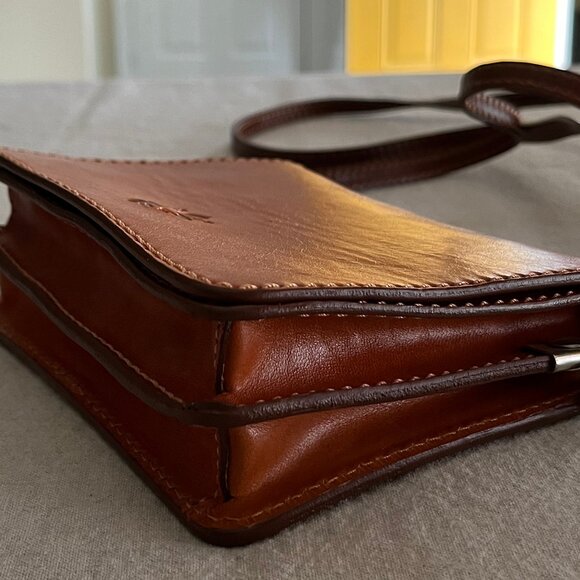 Vera Pelle Brown Crossbody Bag - Picture 9 of 15